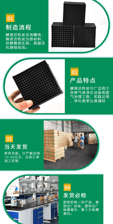 特種<a href=http://m.fliange.cn/fwzhxt/ target=_blank class=infotextkey>蜂窩活性炭</a>發(fā)貨流程